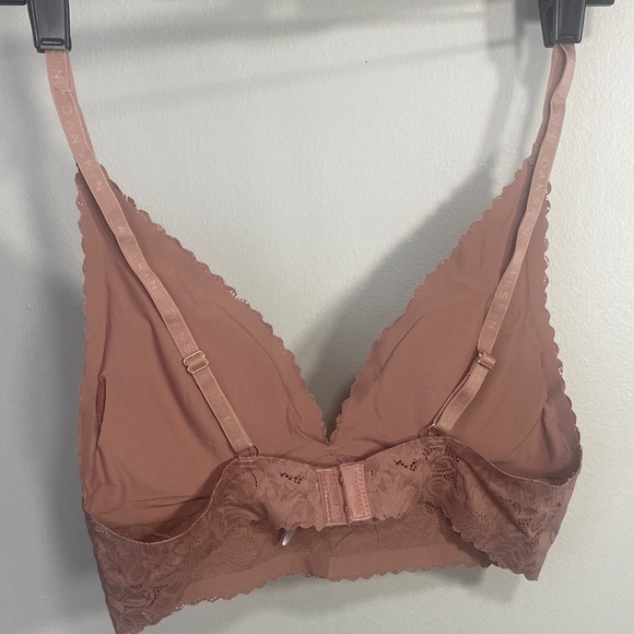 Danskin Lace Bralette in Warm Tan - Picture 2 of 3
